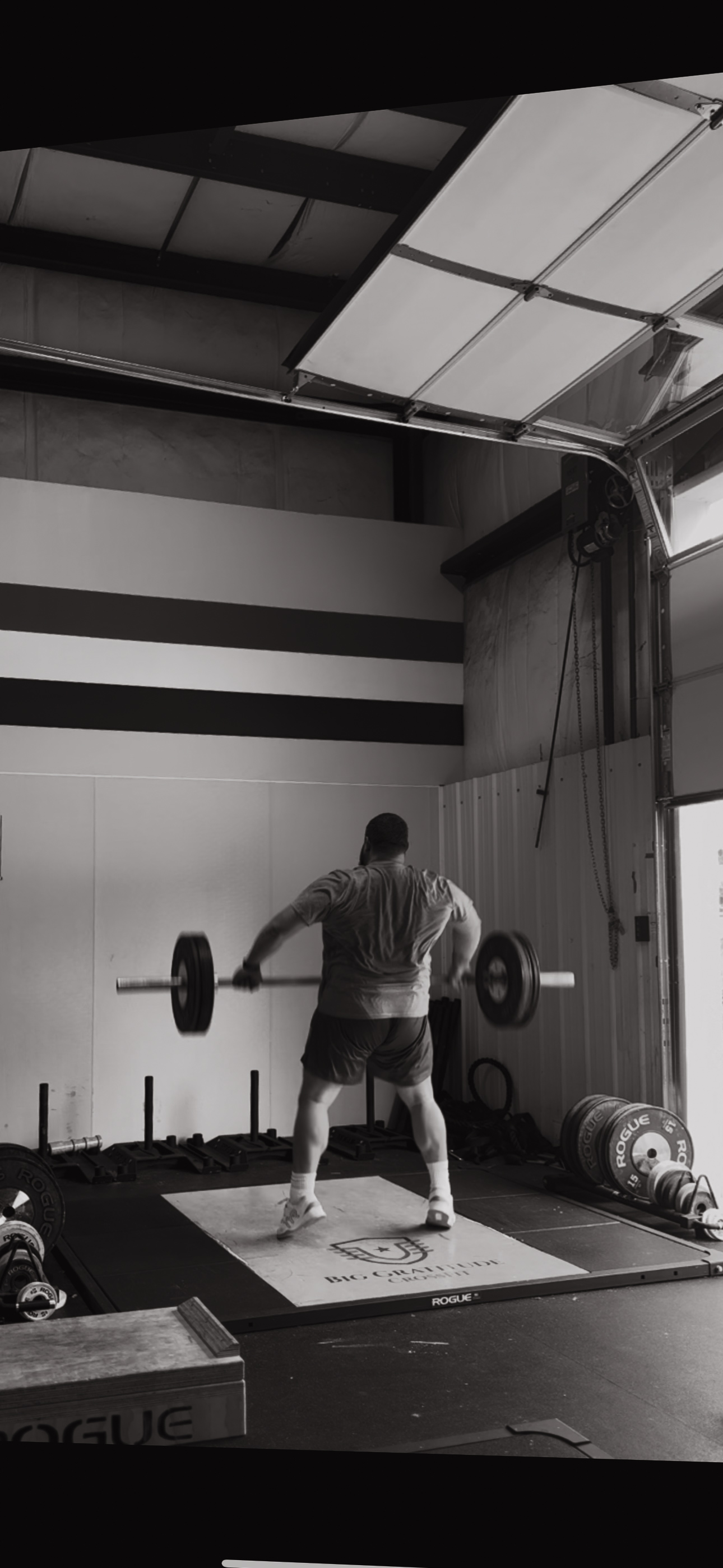 Olympic lifting in the garage gym